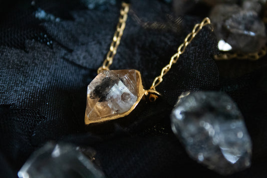 Énergie. Collar de cuarzo herkimer