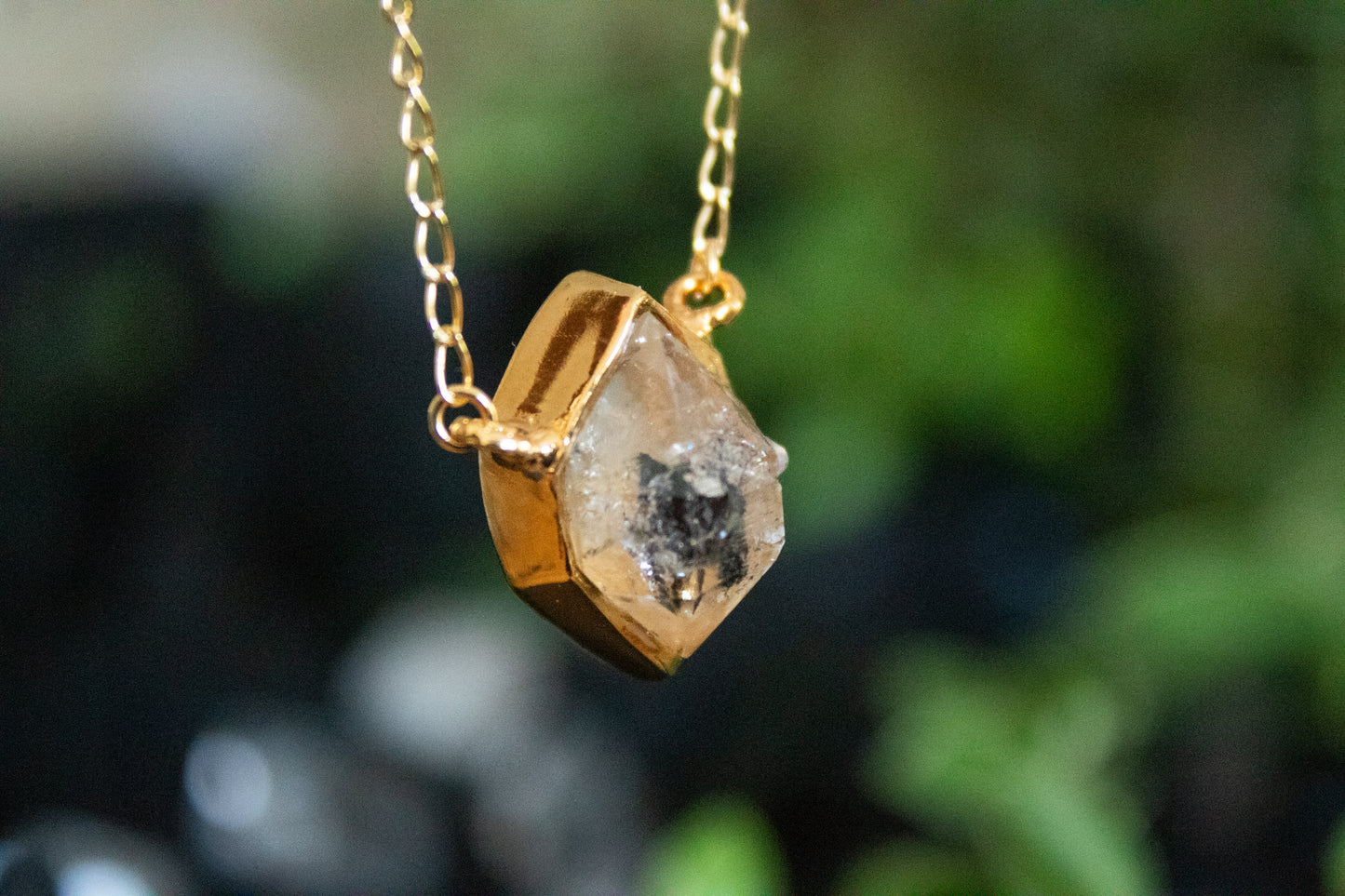 Énergie. Collar de cuarzo herkimer