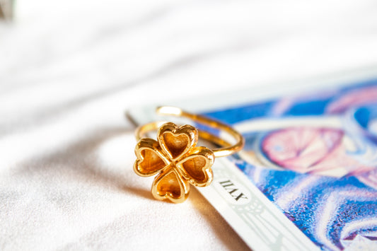 Trébol de fortuna. Anillo