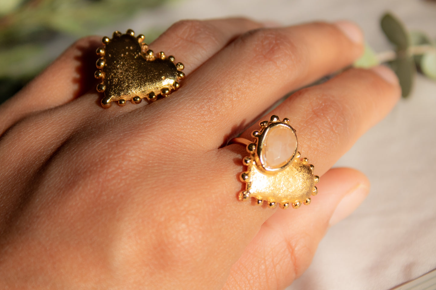 Corazón de luz. Anillo de corazón