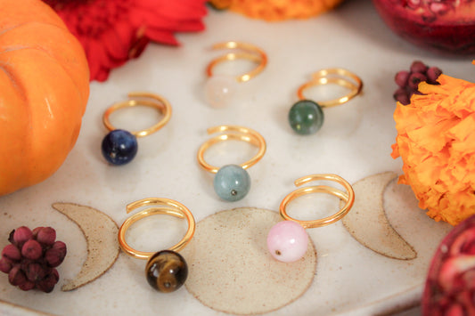 Anillo de selenita