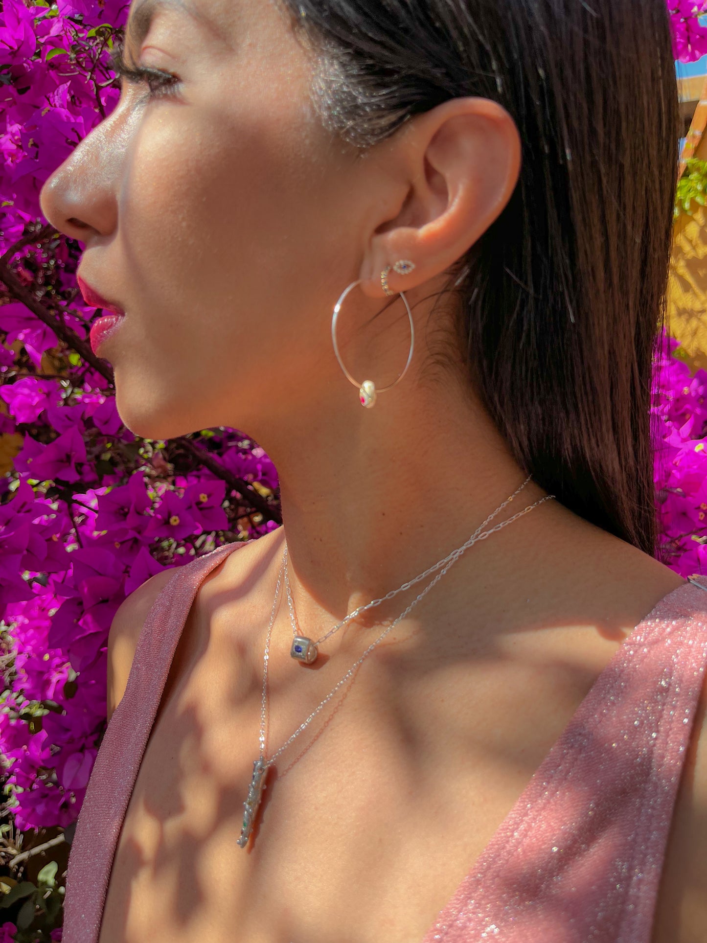 Asteria. Collar con gemas