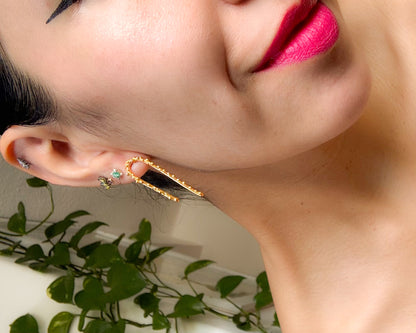 Resplandor. Aretes en forma de U