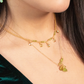 Resplandor. Collar con peridoto y swarovskis