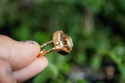Énergie. Anillo de cuarzo herkimer