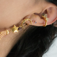 Conexión. Ear cuff con herkimers