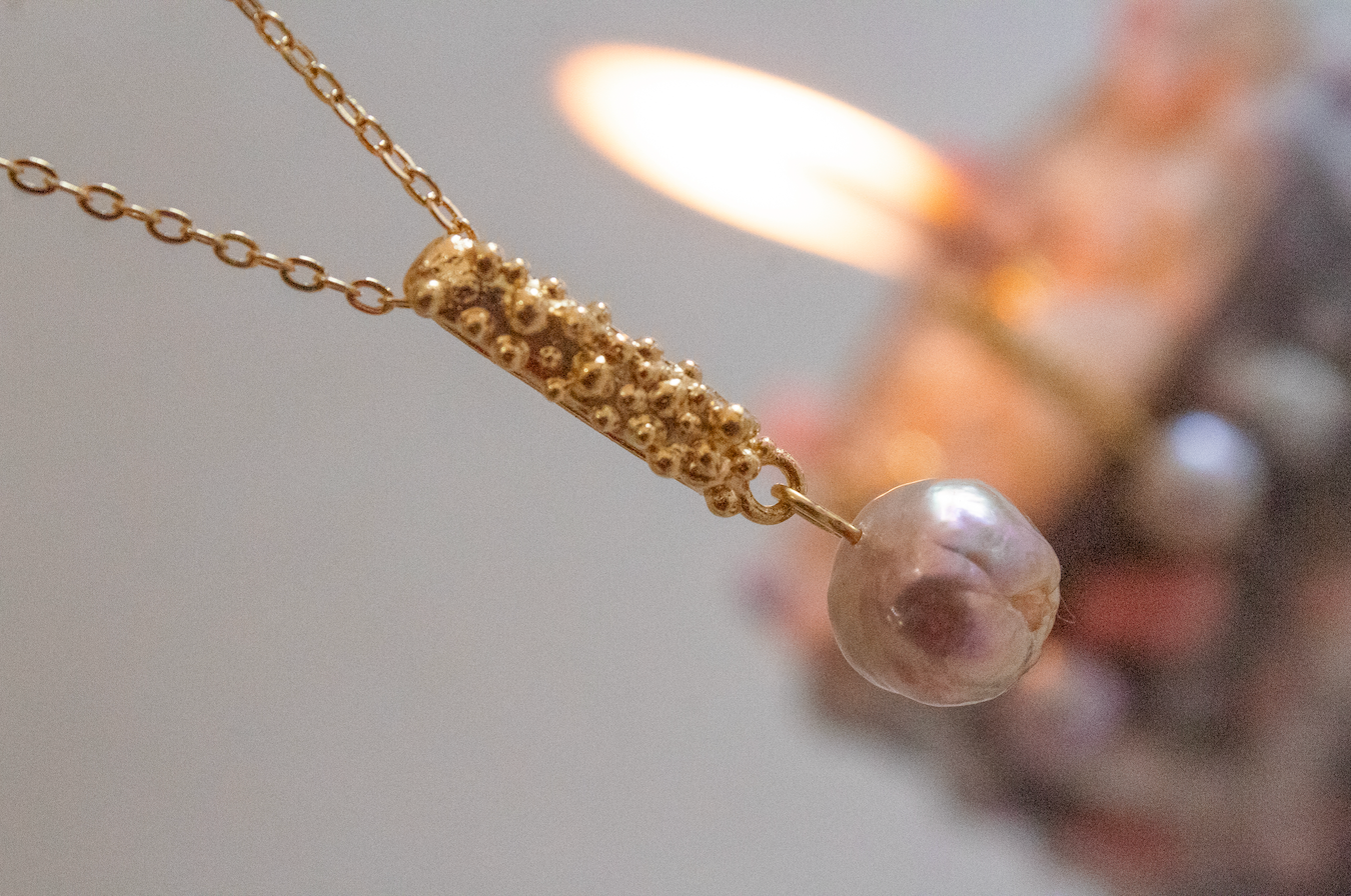 Serenity. Pearl necklace