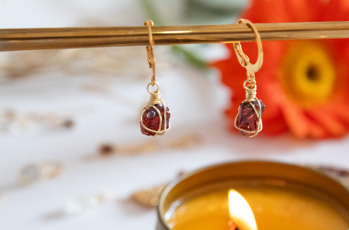 Sheet metal earrings