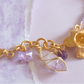 Jacaranda. Collar con amatista y circonias