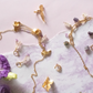 Jacaranda. Collar con amatista y circonias