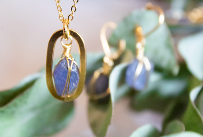 Expresión. Collar con tanzanita