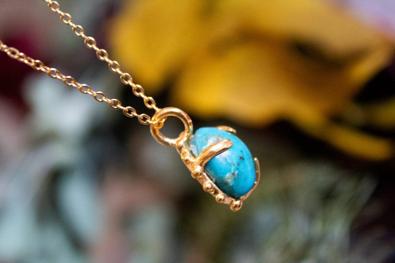 Intuición. Collar de turquesa