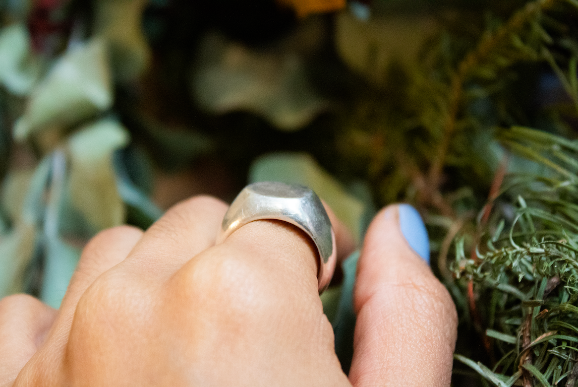 See. Silver ring