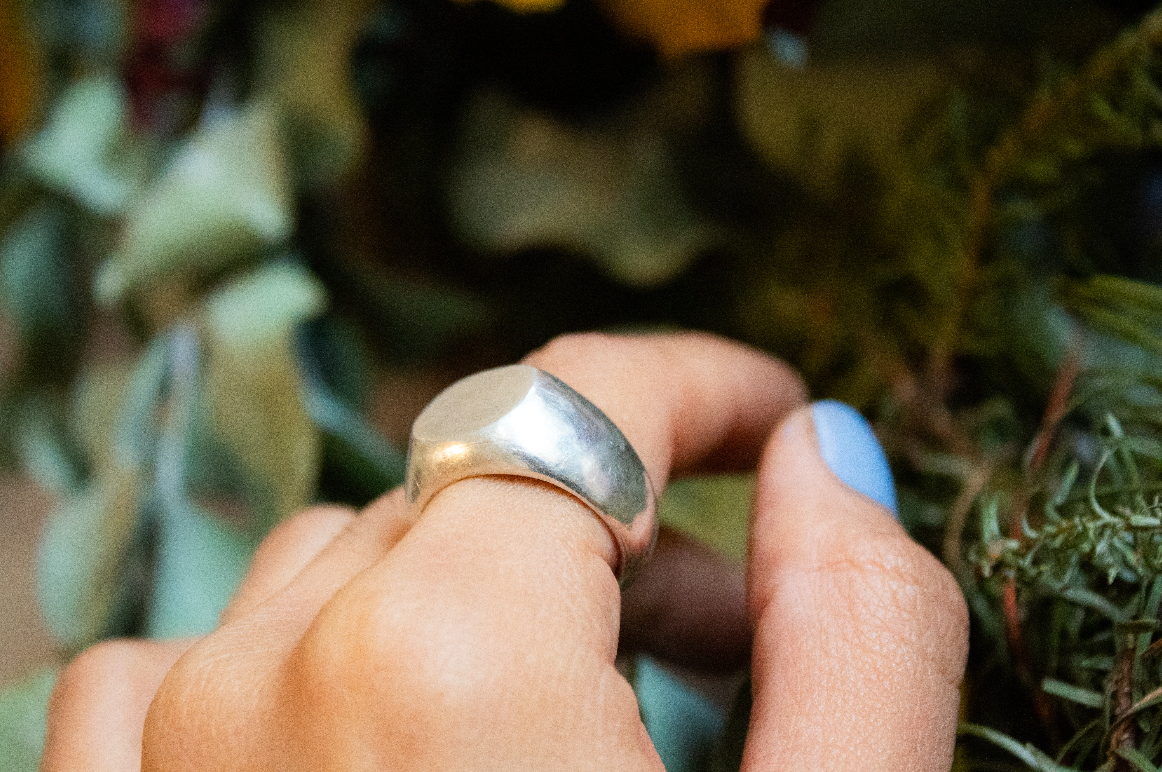 See. Silver ring