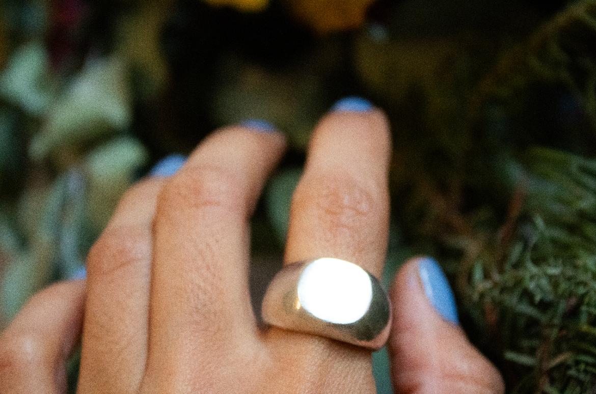 See. Silver ring