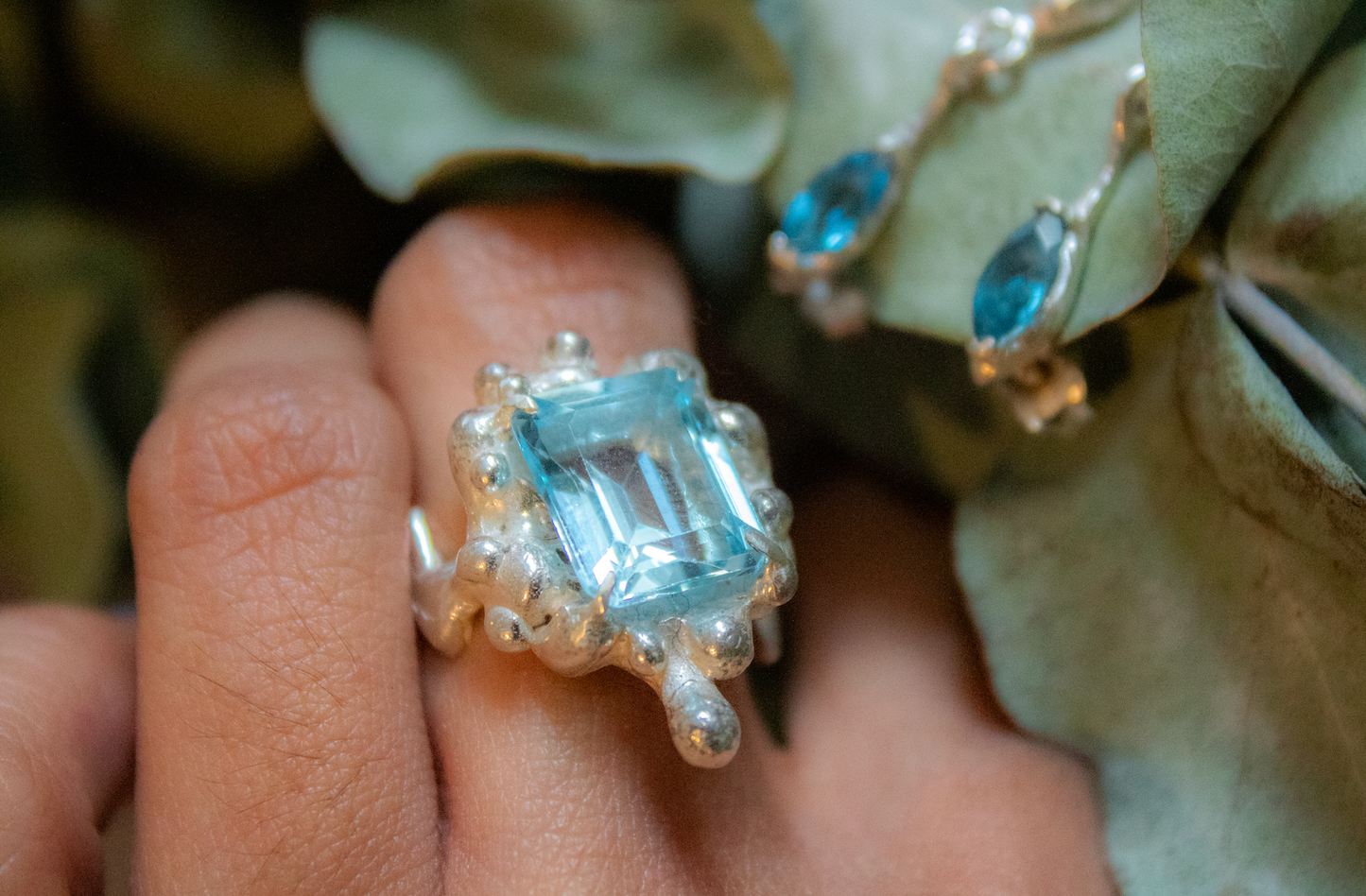 Cheer up. Topaz ring