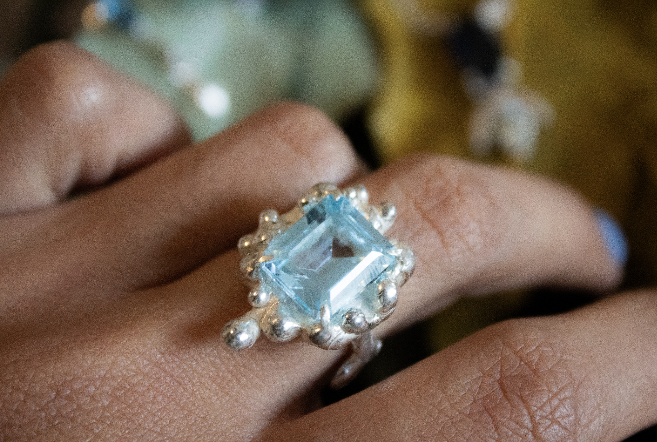 Cheer up. Topaz ring