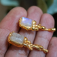 Melted. Aretes con piedra luna