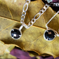 Voluntad. Collar de calcedonia negra