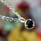 Voluntad. Collar de calcedonia negra
