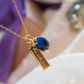 Collar "Esto también pasará". Chapa de oro de 22k