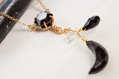 Nocturna. Collar con ónix