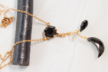 Nocturna. Collar con ónix