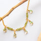 Resplandor. Collar con peridoto y swarovskis
