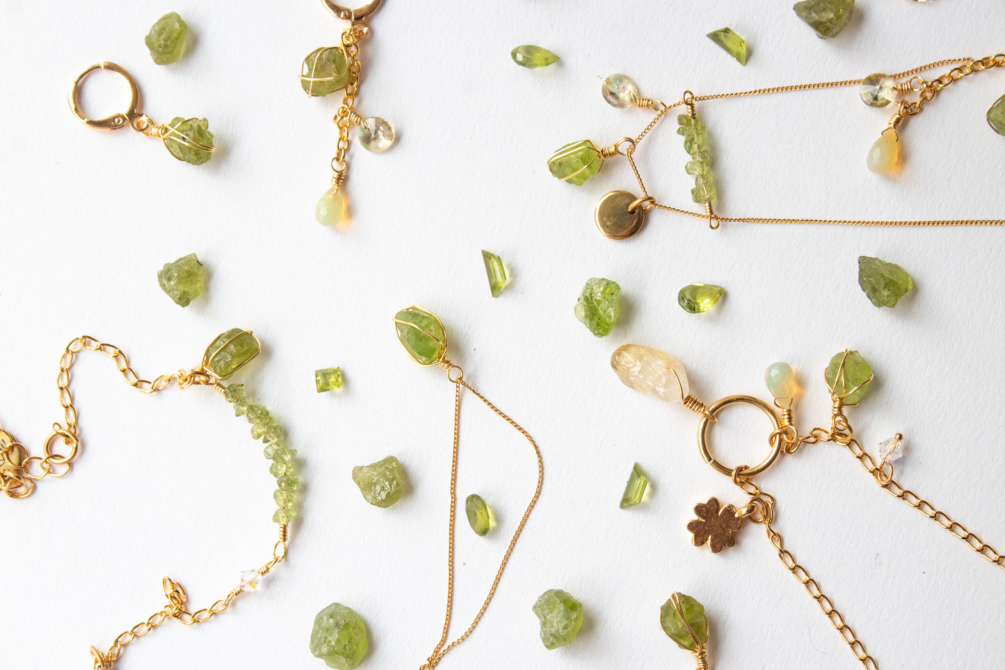 Euphrosyne. Peridot bracelet 