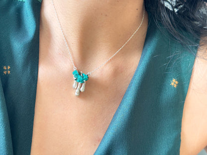 Emoción. Collar con dioptasa