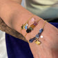 Akbal. Pulsera con iolita y sodalita