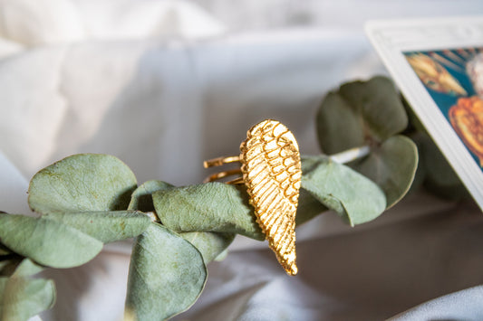 Susurro del ángel. Anillo de ala de ángel