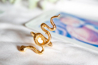 Serpiente alquímica. Anillo de serpiente