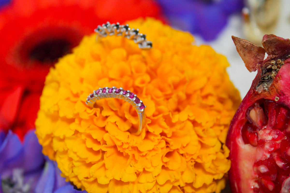 Anillo de rubí