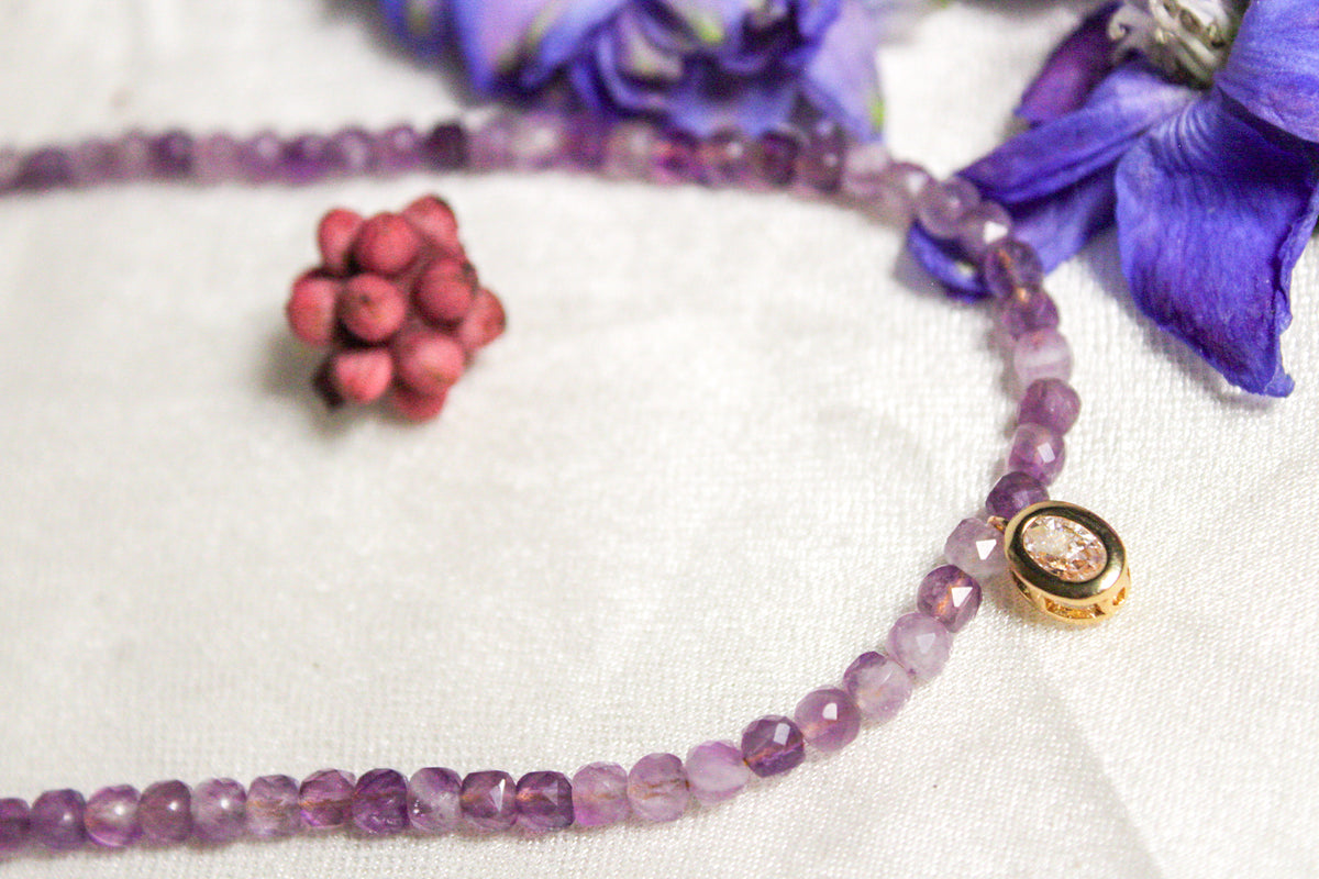 Collar amatista