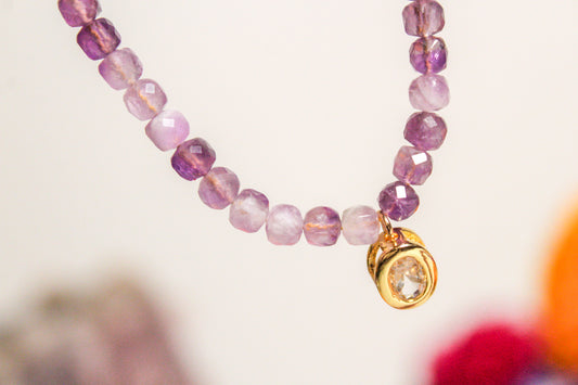 Collar amatista