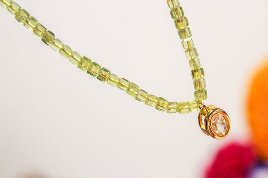 Collar peridoto