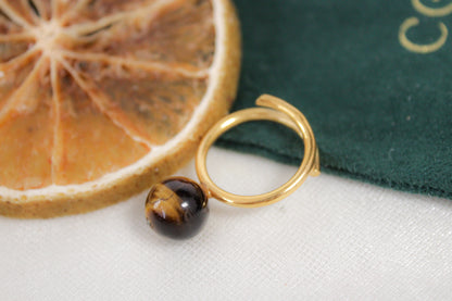 Anillo de ojo de tigre