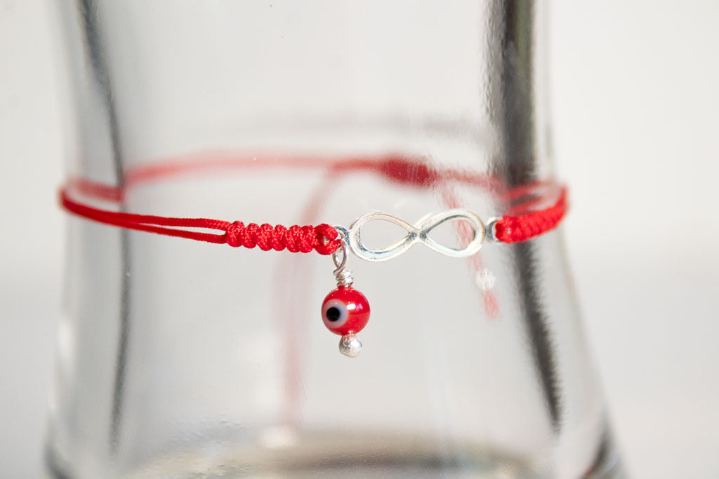 Talismán. Pulsera con dije de plata .925