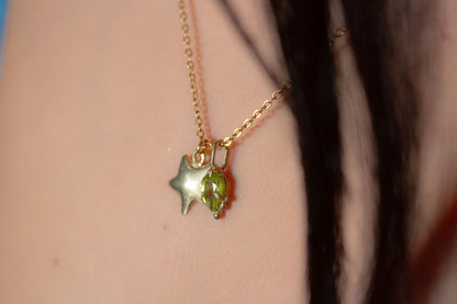 Elia. Collar con gema a elegir