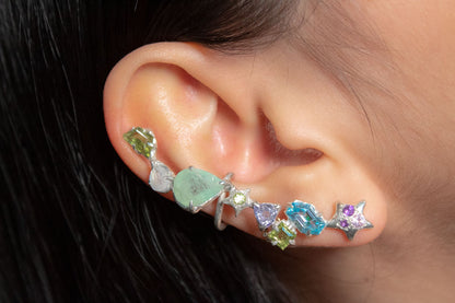 Celebración. Arete con gemas