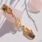 Amie. Aretes con herkimer y Swarovski