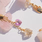 Amie. Aretes con herkimer y Swarovski