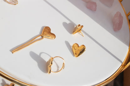 Xareni. Aretes en forma de corazón