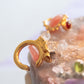 Conexión. Ear cuff con herkimers