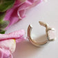 Balance. Ear Cuff con cuarzo rosa