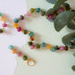 Arcoíris. Collar de jade