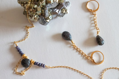 Pureza. Collar de zafiro