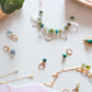 Sabiduría. Choker de jade y cuarzo blanco