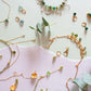 Cetrino. Choker con circonias y peridoto